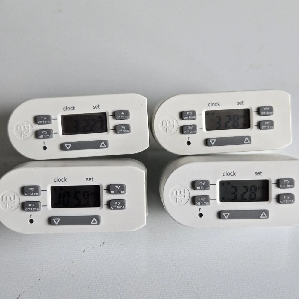 4 myTouchSmart Indoor Simple Set Plug-In‎ Digital Timer Bar Programmable